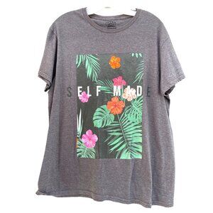 Call Your Mother  Women's size L Large Gray Self Made Graphic T-Shirt
